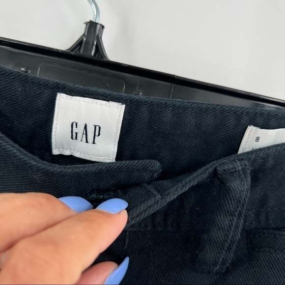GAP high rise wide leg black jeans size 8 - Picture 5 of 5